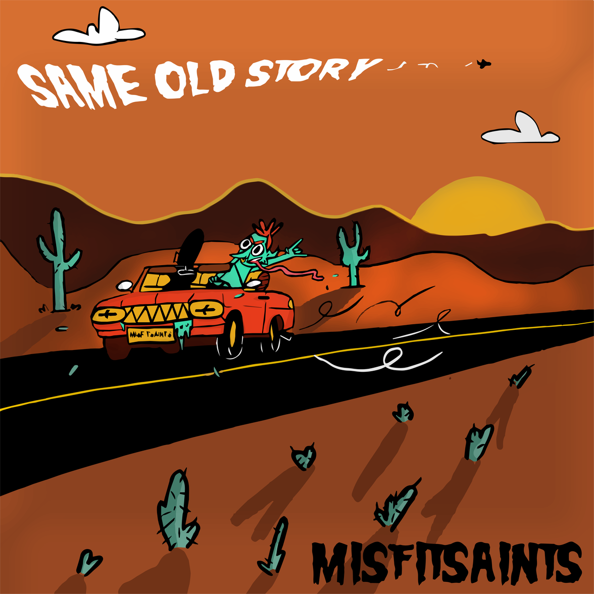 Misfit Saints “Same Old Story” Album Artwork